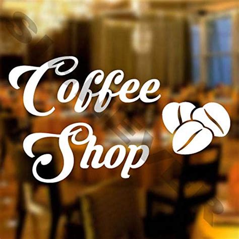 SIGN EVER Coffee Shop Sign Sticker for Tea Shop Restaurant Cafe Bakery ...