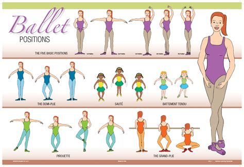 Ballet Positions Sheet - Printable Free Templates