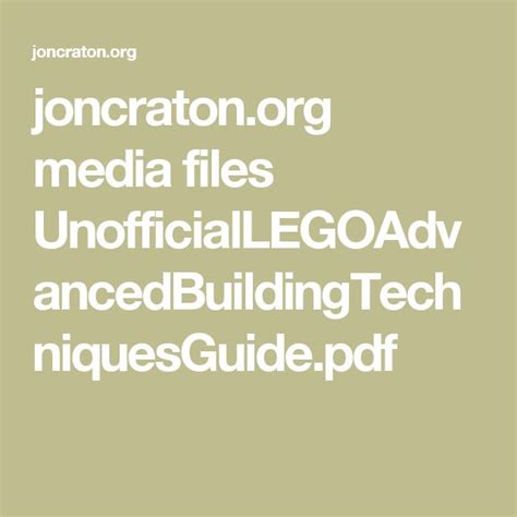 Image result for Advanced LEGO Tutorials