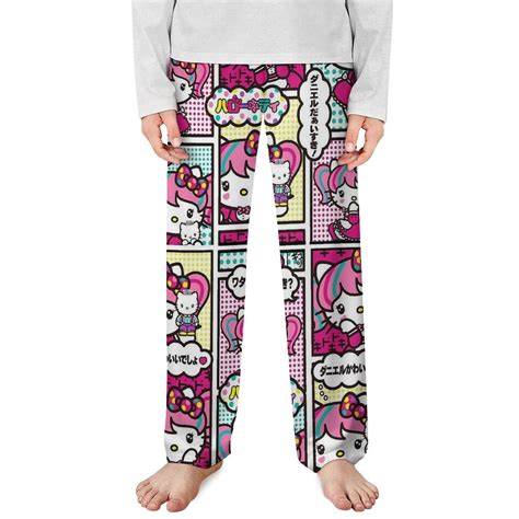 Hello Kitty pjs for Kids Pajama Pants Hello Kitty Merch for Girls Boys ...