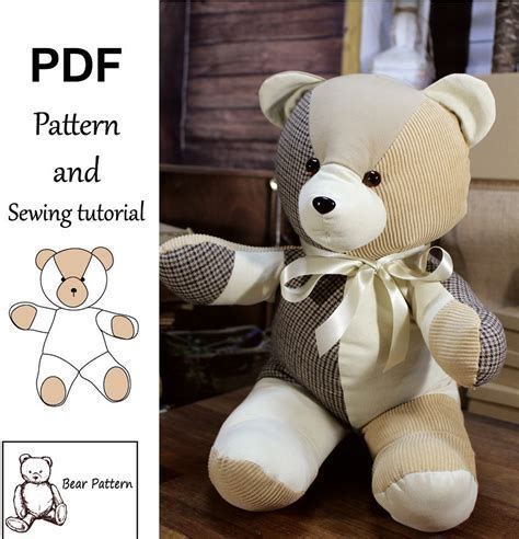 Image result for Memory Teddy Bear Patterns Free