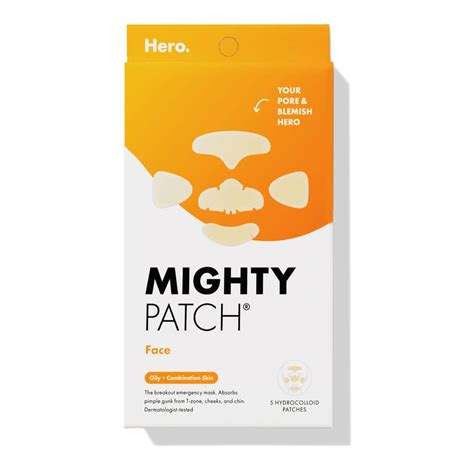 Amazon.com: Mighty Patch Face from Hero Cosmetics - XL Hydrocolloid ...