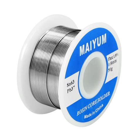 Buy MAIYUM 63-37 Tin Lead Rosin Core Solder Wire for Electrical ...