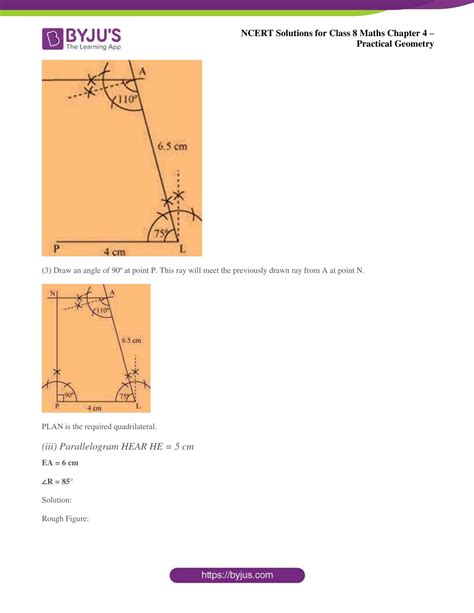 Image result for Practical Geometry Ex.4.1 Class 8 Maths
