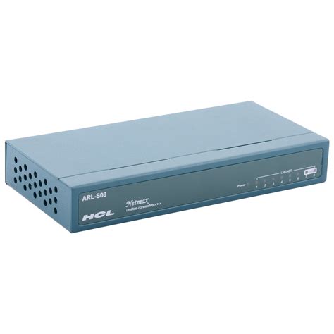HCL ARL-S08 8 Port 10/100 Mbps Switch with QoS (Blue) - Buy HCL ARL-S08 ...