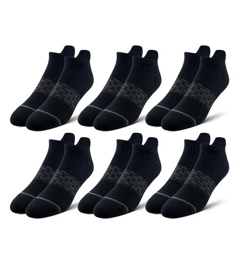 Pair of Thieves Men's 4-Way Low Cut Socks 6-Pack Breathable Mesh Arch ...