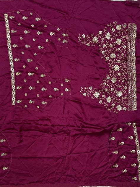 Buy Fabulous Burgundy Zari Work Bridal Lehenga Choli From Ethnic Plus