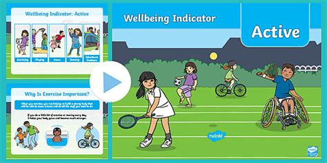 Whole School Assembly on Wellbeing Indicator: Active PowerPointt