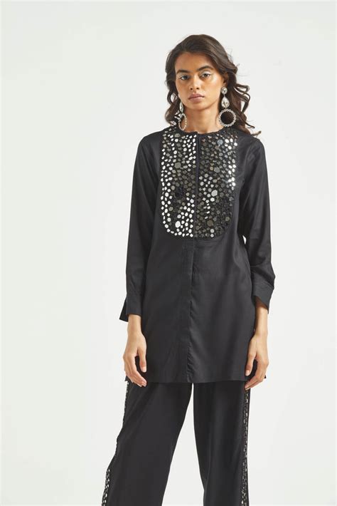 Dash and Dot - MIRROR EMBROIDERED SHIRT | Online Store – dash and dot
