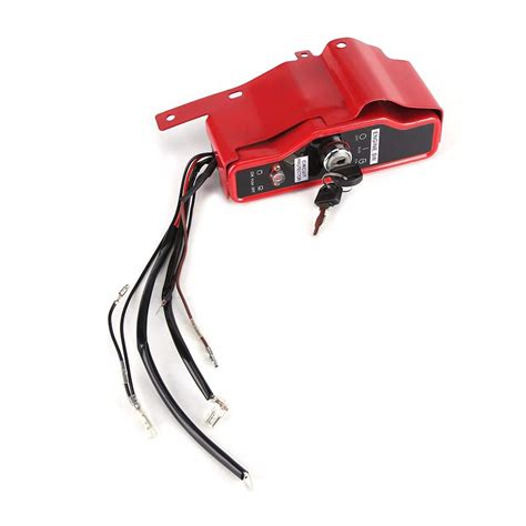 Ignition Switch Box, 1 set New Key Electric Ignition Switch Stop On Off ...