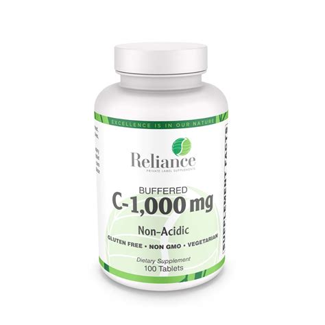Buffered C - 1,000mg - Reliance Vitamin