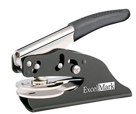 Shiny Custom Embosser - Personalize with Initials & Text - Hand-Held ...