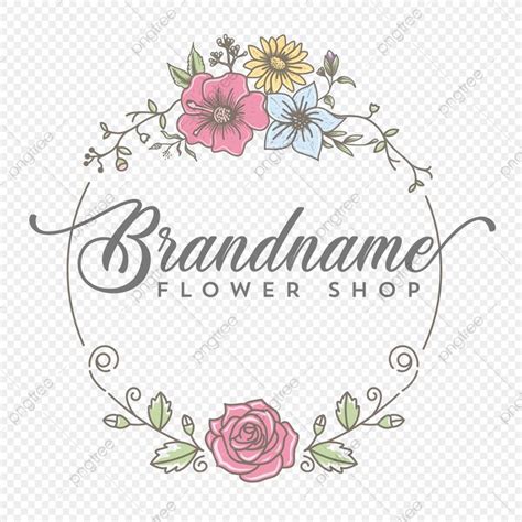 Logotipo De La Tienda De Flores PNG ,dibujos Logo, Flor, Marco PNG y ...