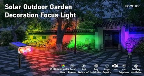 Solar led spot lights for garden outdoor landscape decoration light ...