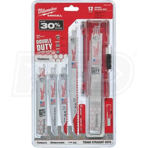 Milwaukee 49-22-1129 - SAWZALL® Demolition Blade Set - 12 Piece