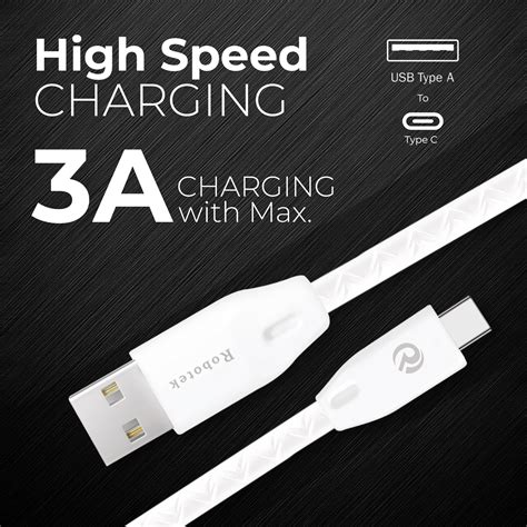 ROBOTEK DC109 USB to Type C Charging Cable