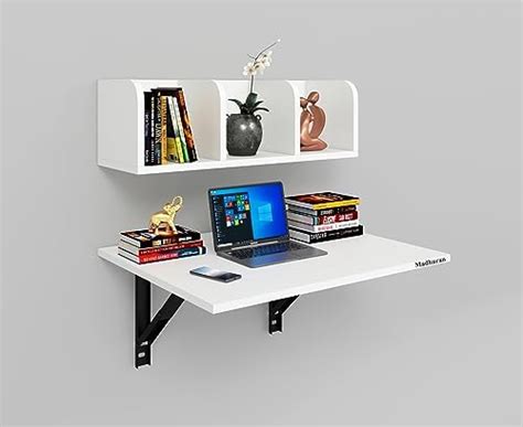 Madhuran Eraadan Engineered Wood Wall Mounted Folding Study Laptop ...