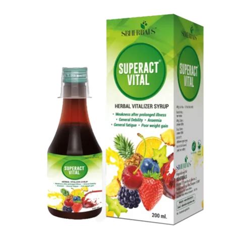 Superact Vital Syrup - Sbherbals