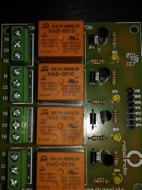 Image result for 4 Channel Relay Module Arduino Connection