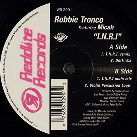 I.N.R.I.: Robbie Tronco, Micah: Amazon.in: Music}