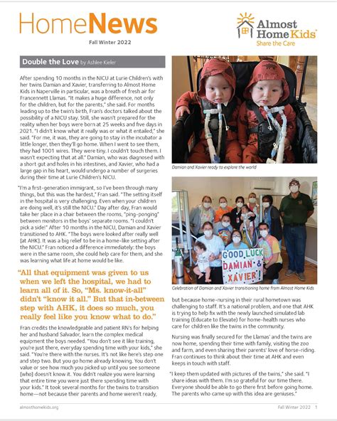 Newsletters Archive - Almost Home Kids