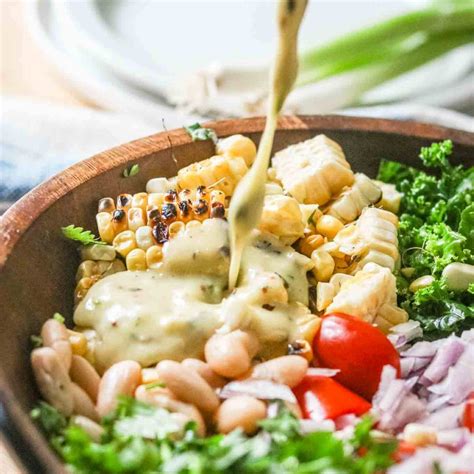 Simple Kale White Bean Salad - We All Eat Together