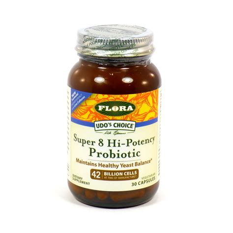 Buy Flora - Udos Choice Super 8 Hi-Potency Probiotic 42 Billion CFU ...