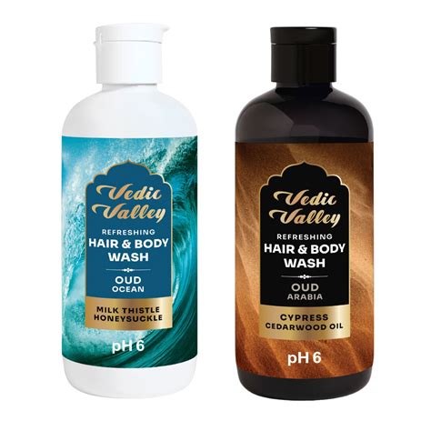 Oud Ocean & Oud Arabia Hair & Body Wash Combo – Vedic Valley