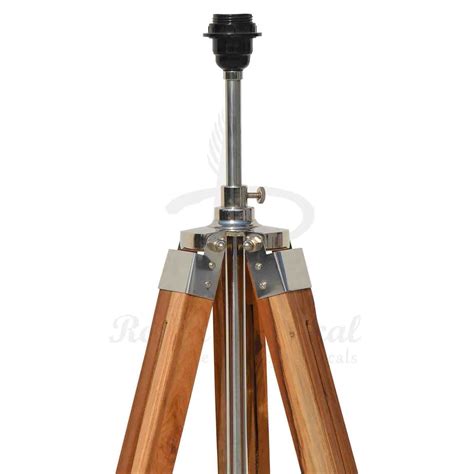 Buy NauticalMart wooden tripod floor lamp stand nautical home and ...