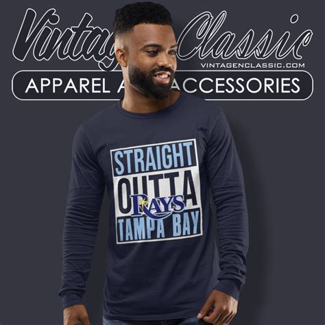 Straight Outta Tampa Bay Rays Shirt - Vintagenclassic Tee