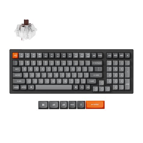 Keychron K4 Max Wireless/Wired Mechanical Keyboard, 96% Layout QMK 2.4 ...