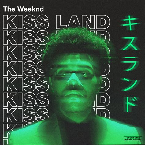 THE WEEKND KISS LAND CUSTOM COVER | Album cover art, Album art design ...