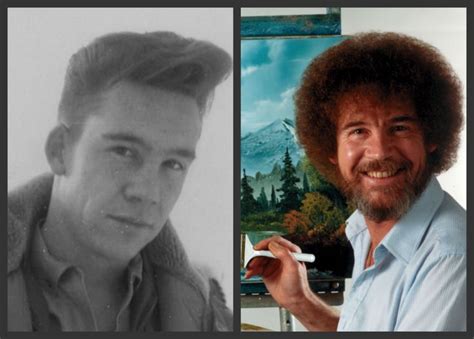 Bob Ross - USAF Drill Sergeant & Artist | Bob ross, Bob ross funny, Bob ...