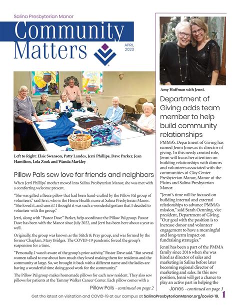 Salina Community Matters - April 2023 by Presbyterian Manors of Mid ...