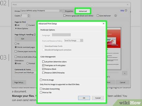 Image result for PDF Print Setting