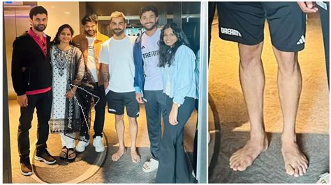 విరాట్ కోహ్లీ కాలికి ఆరు వేళ్లు! నితీశ్ కుమార్ ఫ్యామిలీతో ఫోటోతో షాకైన ...