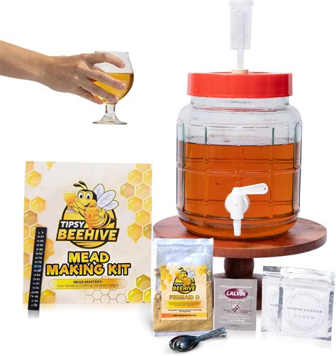Amazon.com: Tipsy Beehive Mead Making Kit - 1.3 Gallon Complete Mead ...