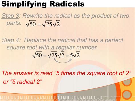 Simplifying Radicals Tutorial 的图像结果