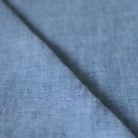 Tissu 100% lin bleu jean - A&A Patrons