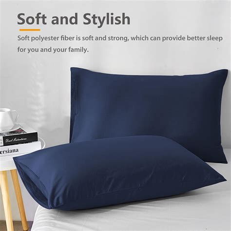 Pillow Cases Standard Size - Microfiber Queen Set Of 2 20x30 ...