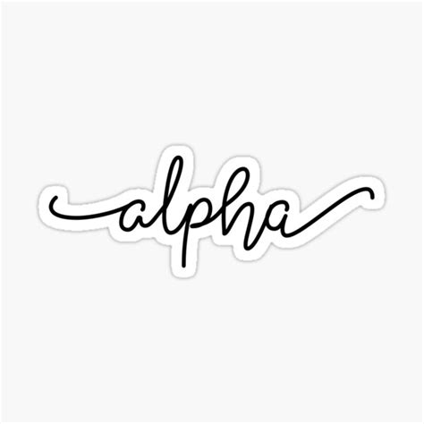 Alpha Sign Sticker 的图像结果
