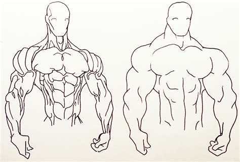 How To Draw A Bodybuilder Step By Step