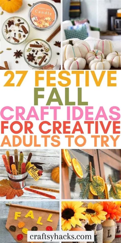 Adult Fall Crafts 的图像结果