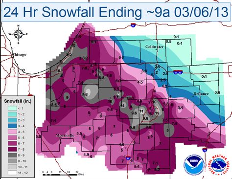 Recap of March 5-6th, 2013 Winter Storm