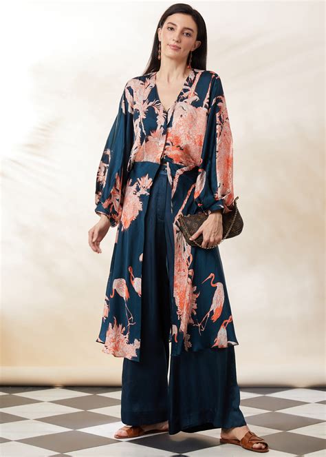 Flamingo Noir Set – Striking Top & Dark-Toned Women’s Lowers | Seven DC