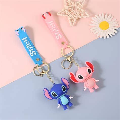 Cute Stitch 3D Keychain with Strap Online in India | Tinyminymo