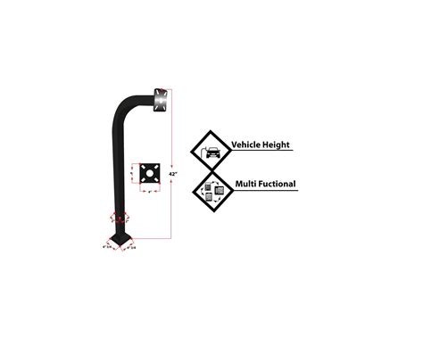 Buy L.A. Ornamental Goose Neck Keypad Stand Intercom Holder Telephone ...