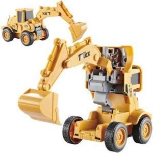 WONDER CREATURES Transformer Truck Exclusive JCB Construction Series ...