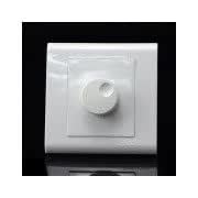 B1XQY Plastic Dimmer Switch Panel - White (220~250V) White + Black ...