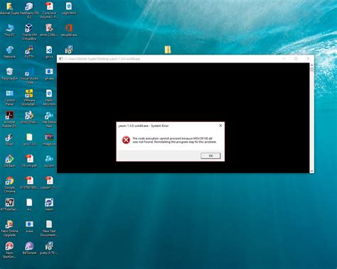 Image result for The Code Execution Cannot Proceed Msvcr110